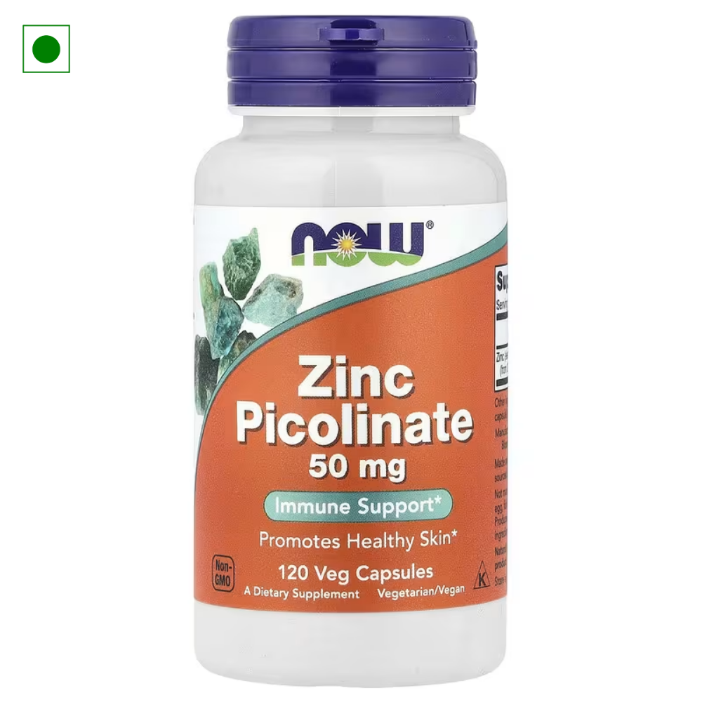 NOW Foods, Zinc Picolinate, 50 mg, 120 Veg Capsules
