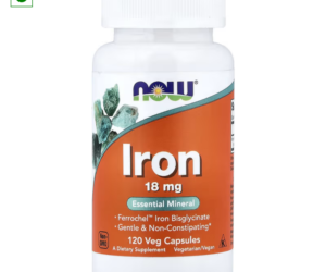 NOW Foods, Iron, 18 mg, 120 Veg Capsules