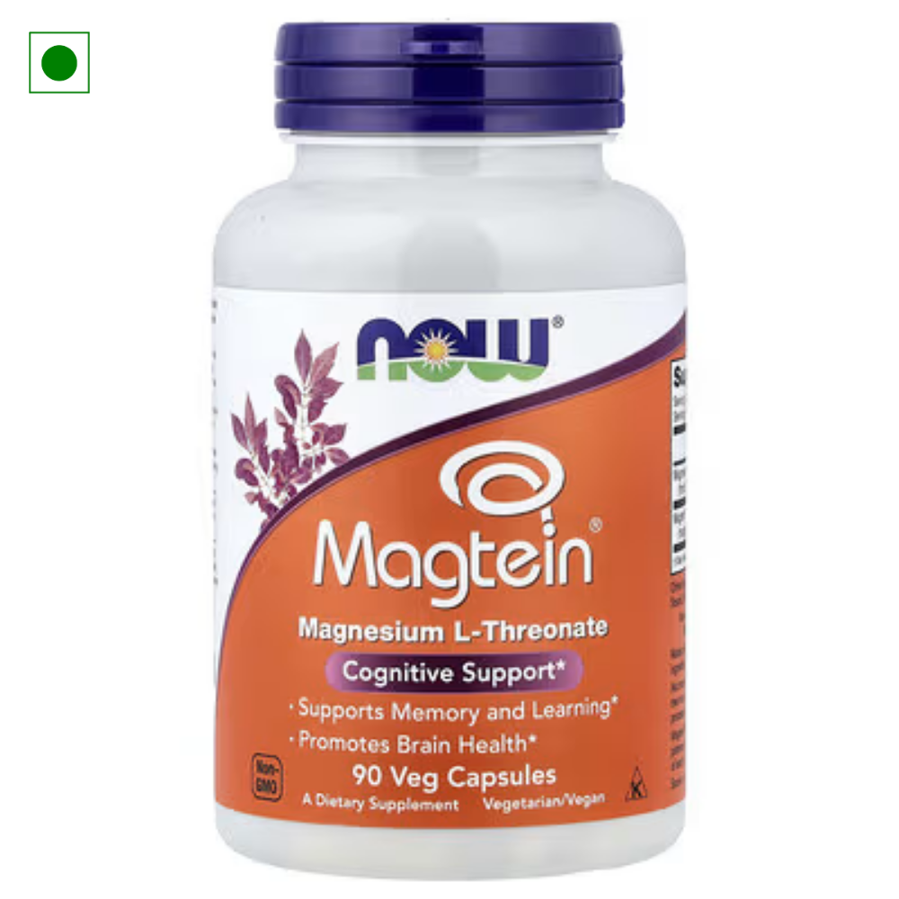 NOW Foods, Magtein® Magnesium L-Threonate, 90 Veg Capsules